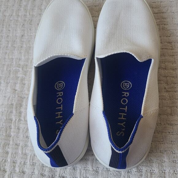 Rothy's The Original Slip On Sneakers Casual White Women's Size 7.5 - Picture 14 of 14